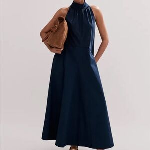 slim fit dress slacks ELLIATT Myra Mini Halter Dress in Black – Shop at the Mix main image 1